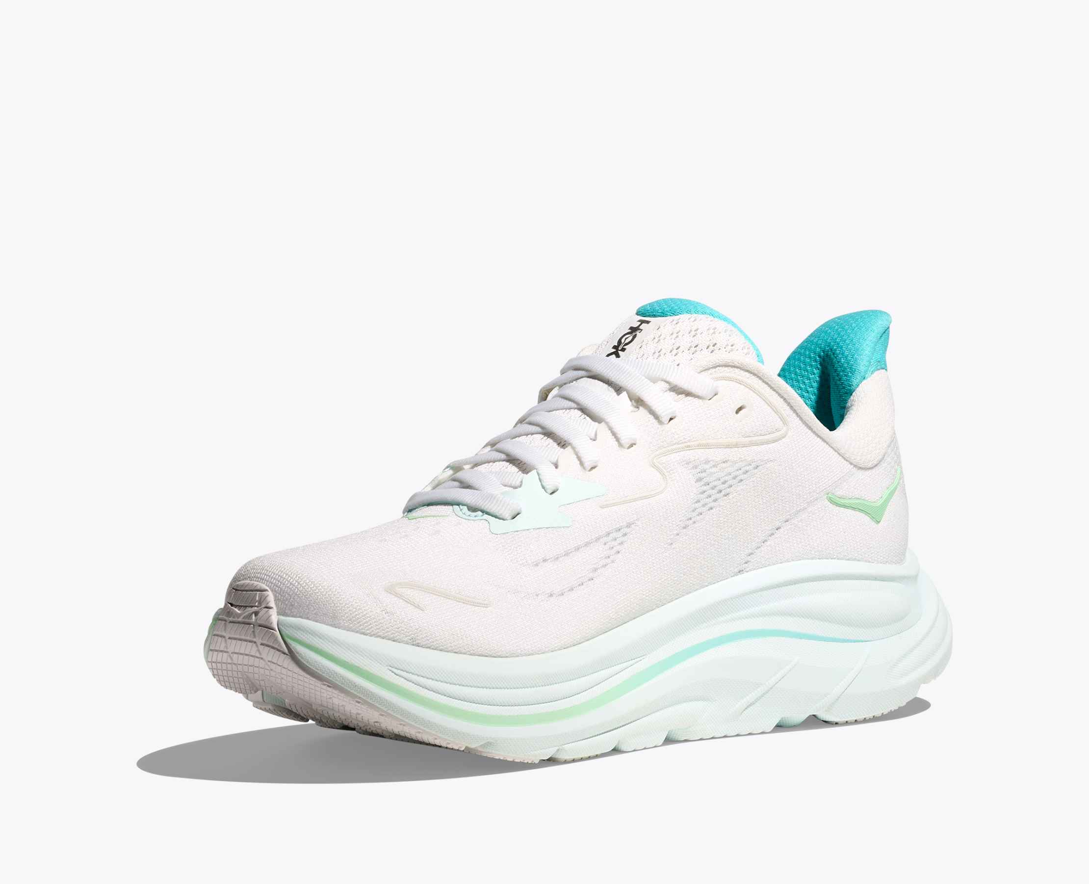 Hoka Clifton 10 White / Cielo blue