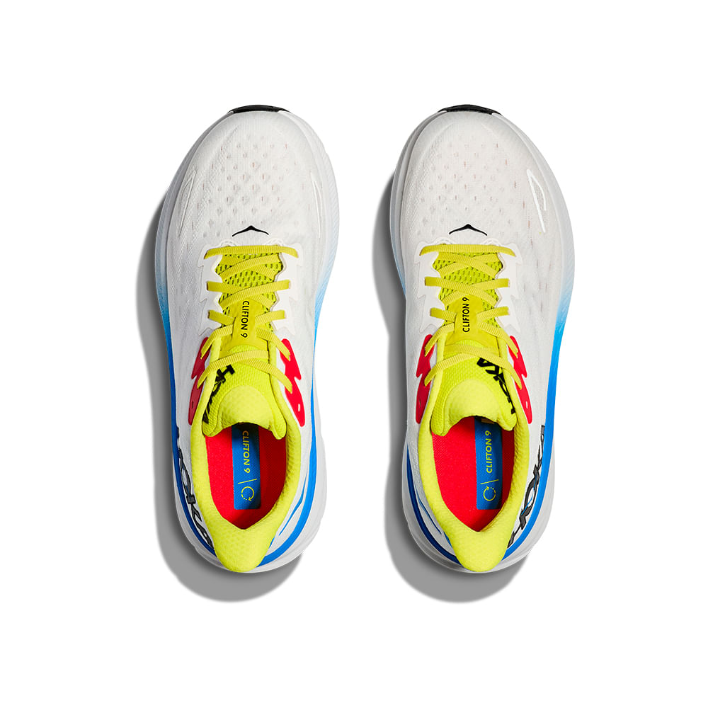 Hoka Clifton 9 - White Yellow