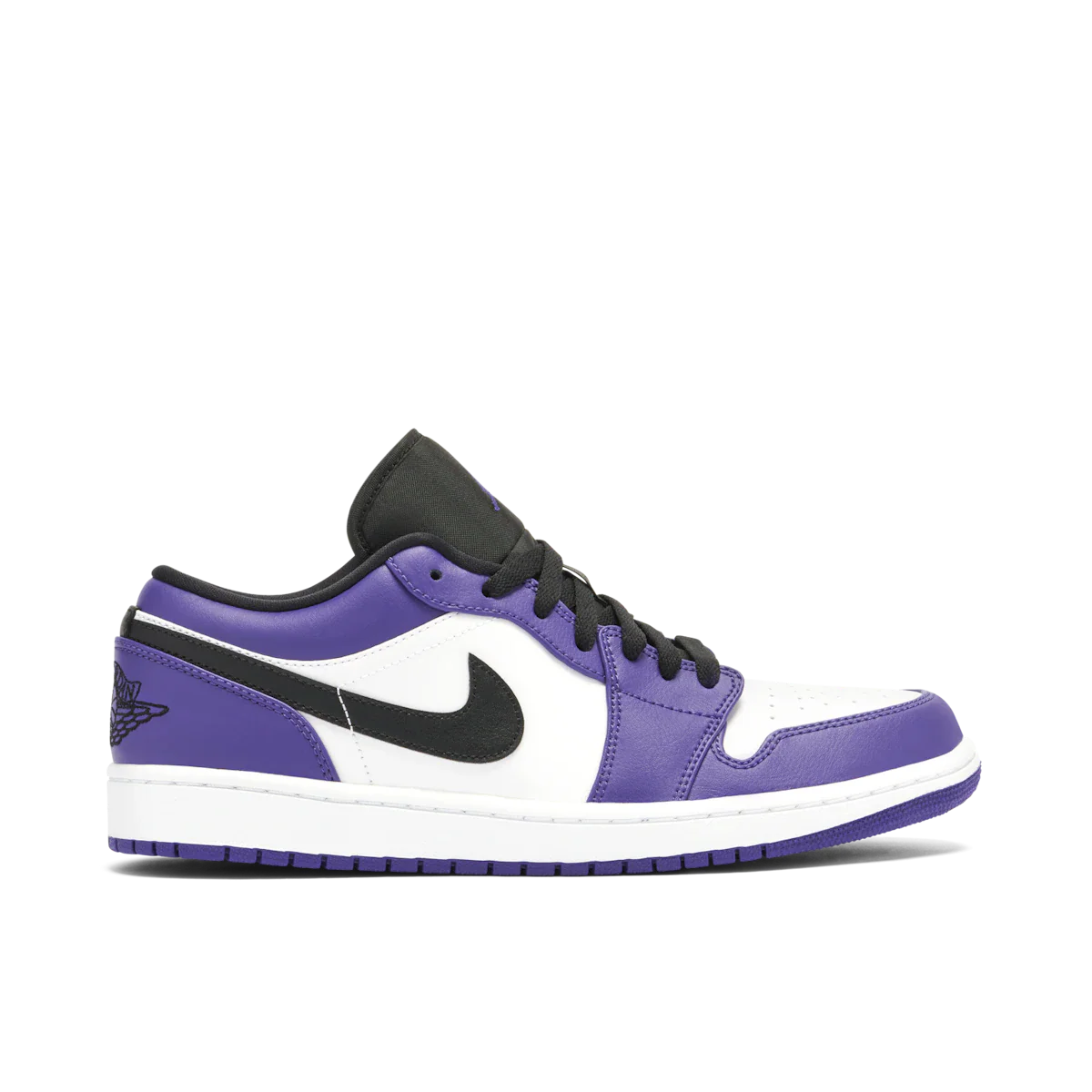 Jordan 1 Low Court Purple White