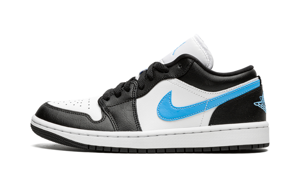 Jordan 1 Low Black University Blue White 