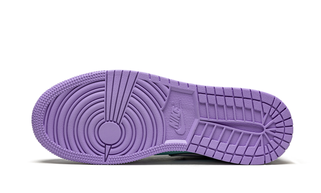 Jordan 1 Mid Purple Aqua 