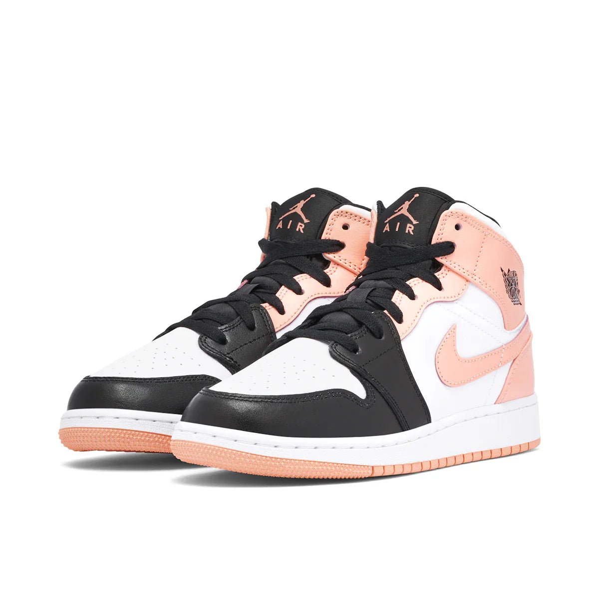 Jordan 1 Mid Crimson Tint Toe (GS)