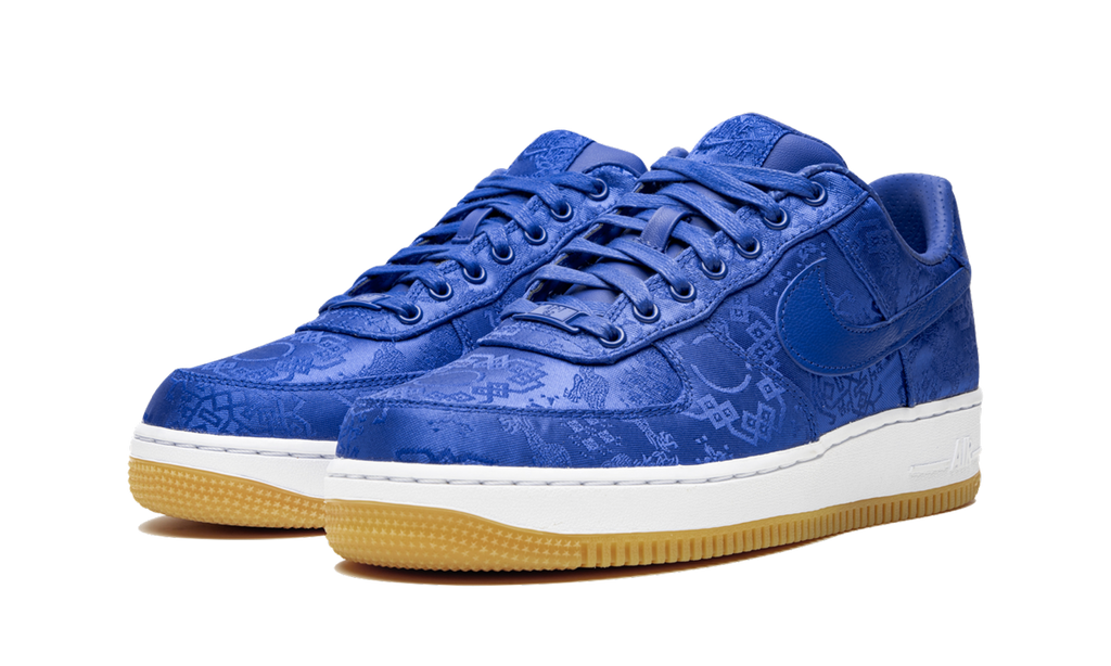 Blue Silk Nike Air Force 1 Clot