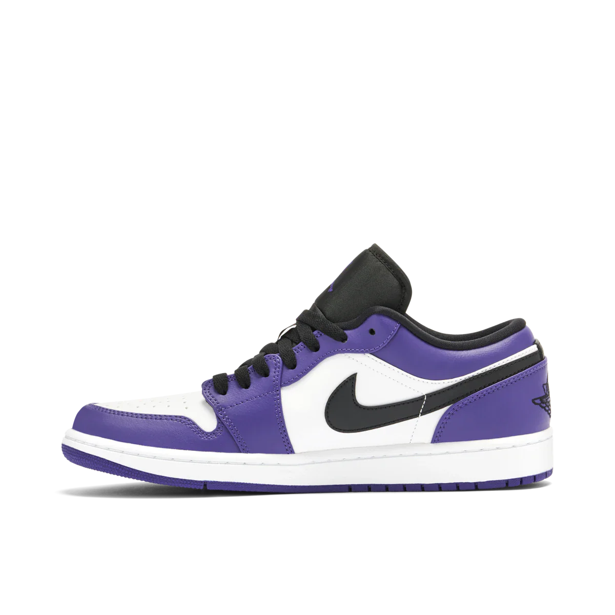 Jordan 1 Low Court Purple White