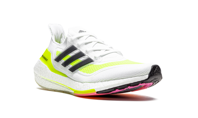 Adidas Ultraboost 21 Solar Yellow White 