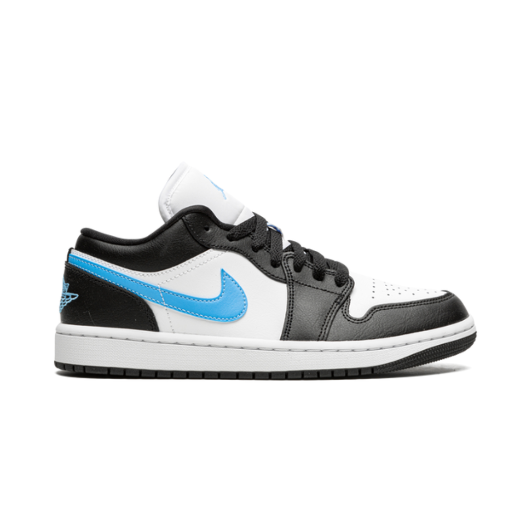 Jordan 1 Low Black University Blue White 