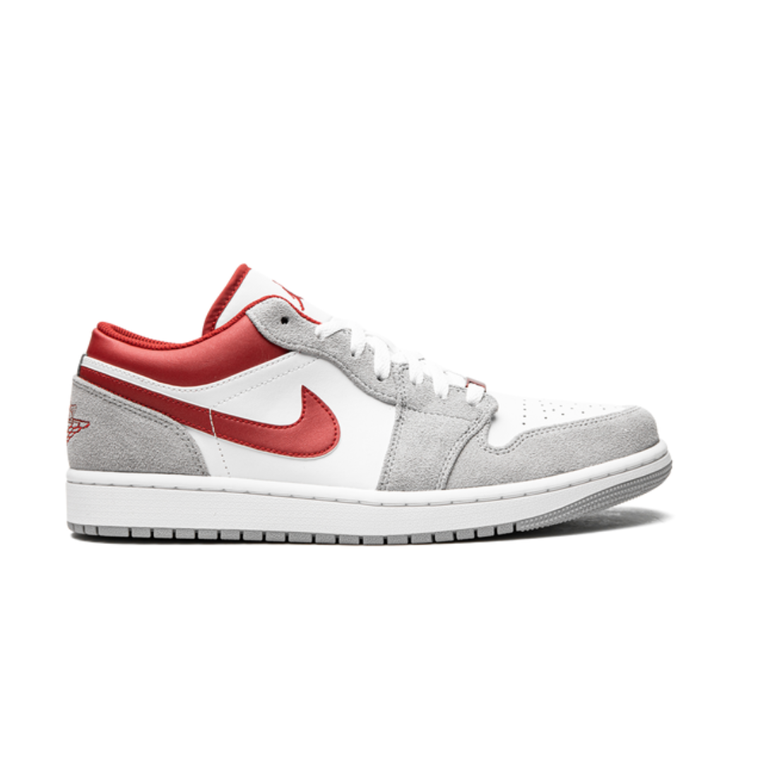 Jordan 1 Low SE Light Smoke Gray Gym Red 
