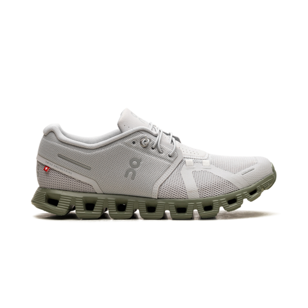 In Running Cloud 5 Glacier Gray Reseda Green