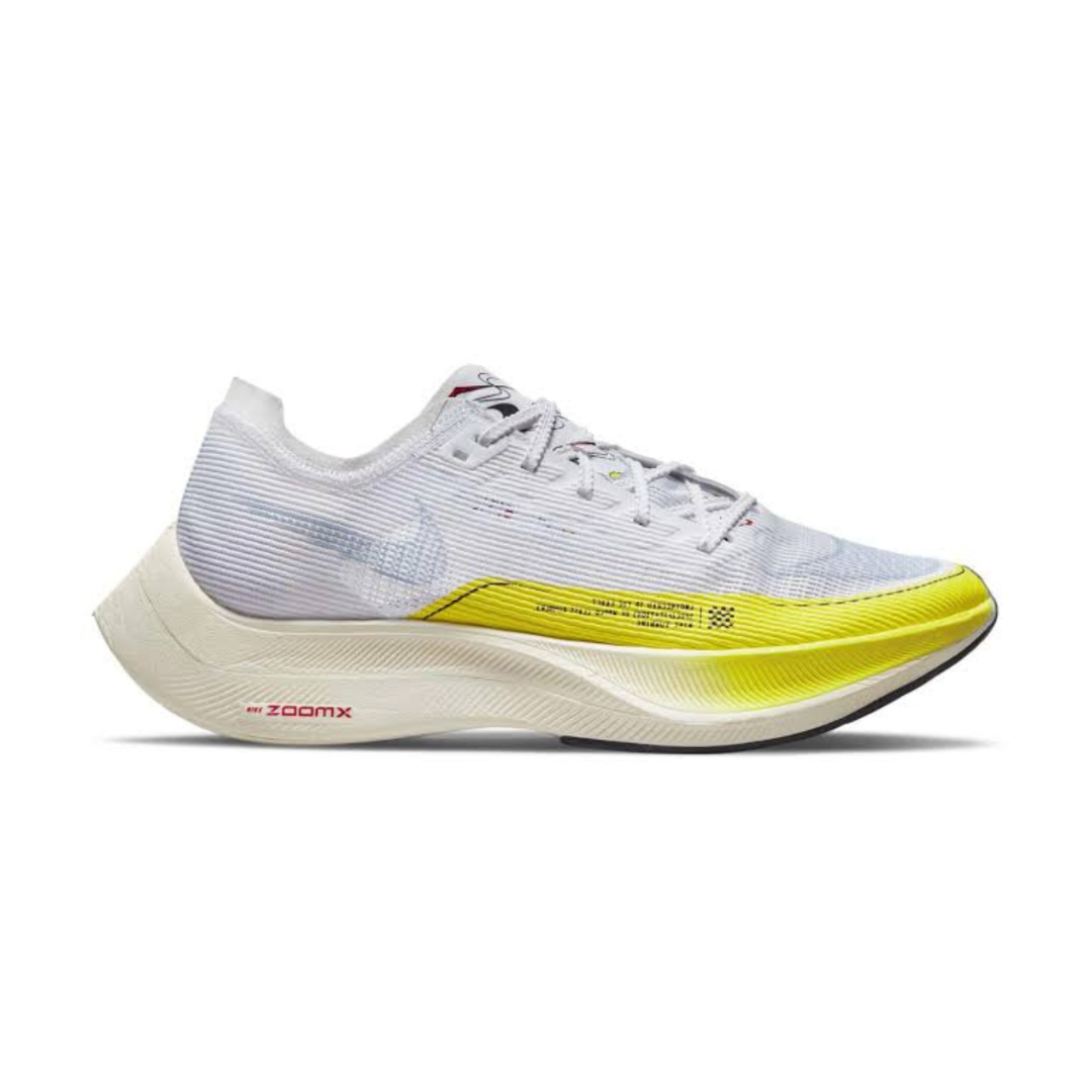 Nike ZoomX Vaporfly Next% 2 White Yellow Strike 