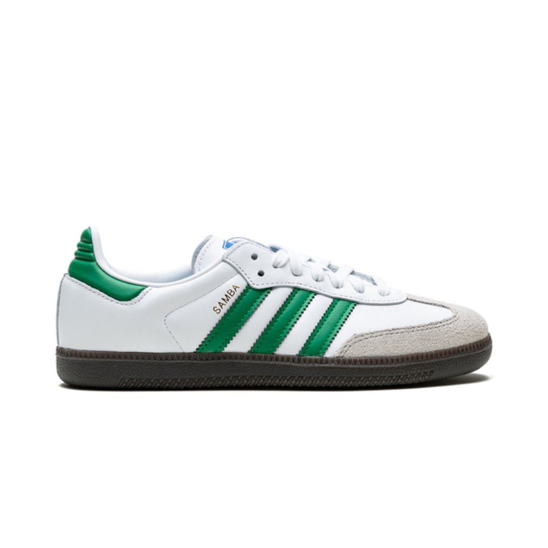 Adidas Samba OG Shoes White Green 