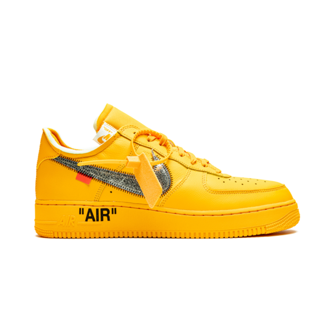 Nike Air Force 1 Low Off-White University Gold Metallic Silver