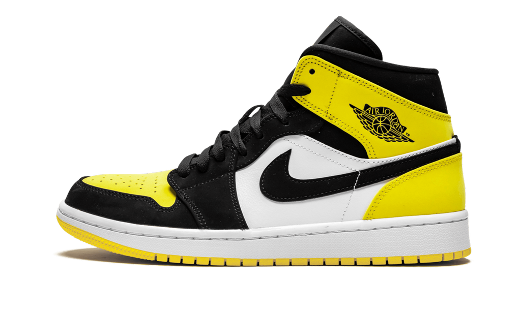Jordan 1 Mid Yellow Toe Black 