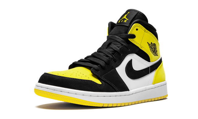Jordan 1 Mid Yellow Toe Black 