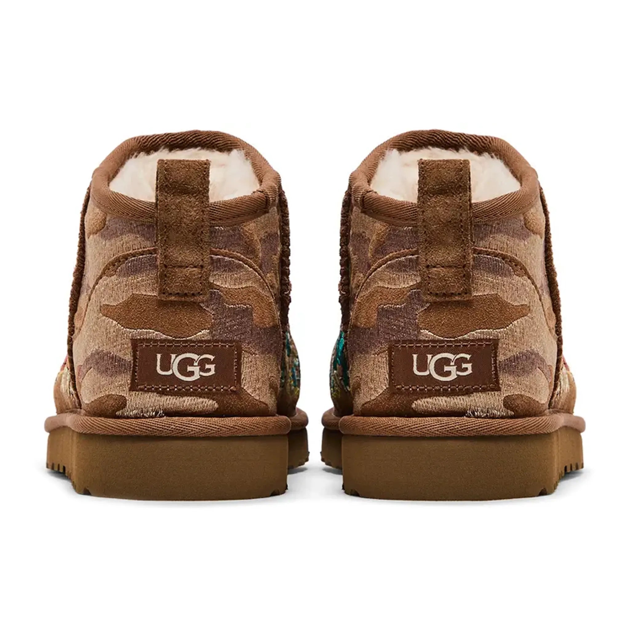 Palace x UGG Classic Ultra Mini Boot Chestnut Camo