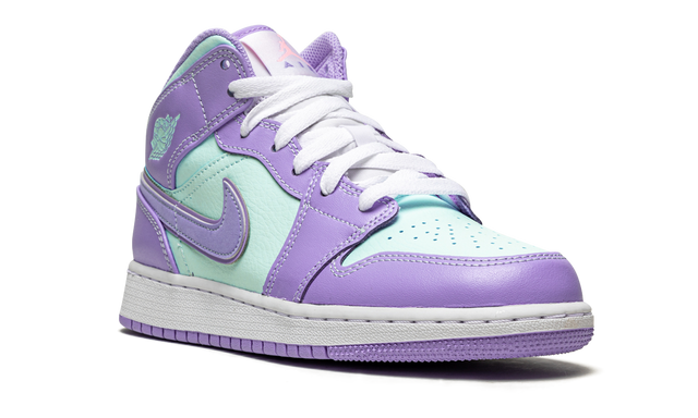 Jordan 1 Mid Purple Aqua 