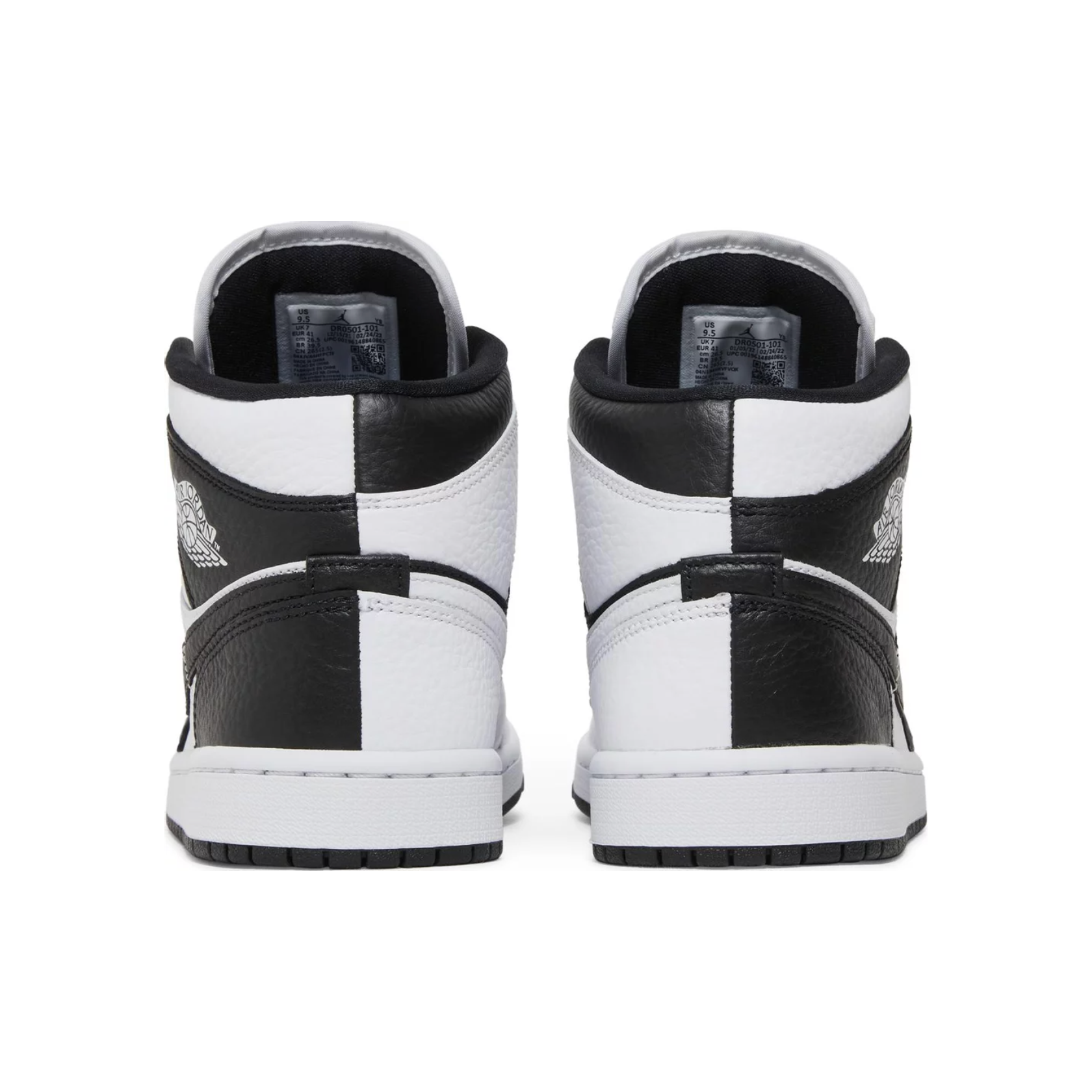 Jordan 1 Mid Split Black White