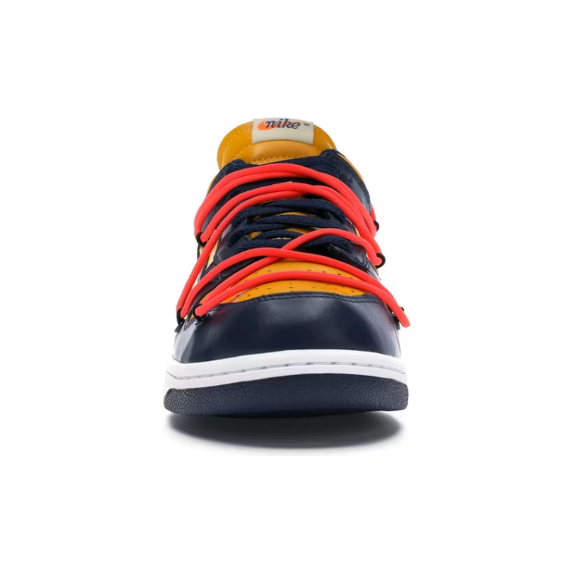 Nike Dunk Low Off White University Gold Midnight Navy