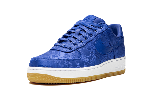 Blue Silk Nike Air Force 1 Clot