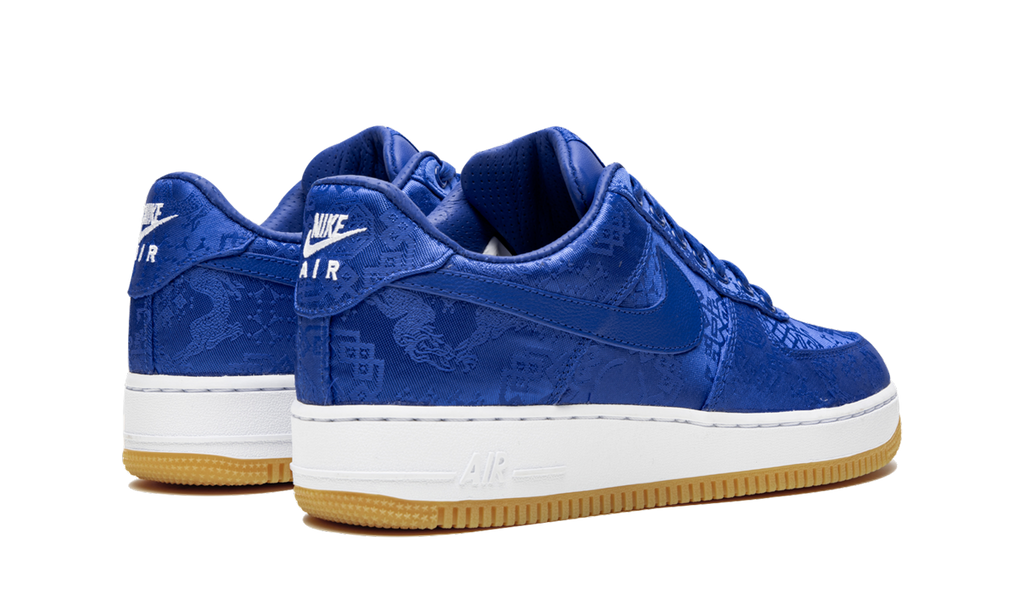Blue Silk Nike Air Force 1 Clot