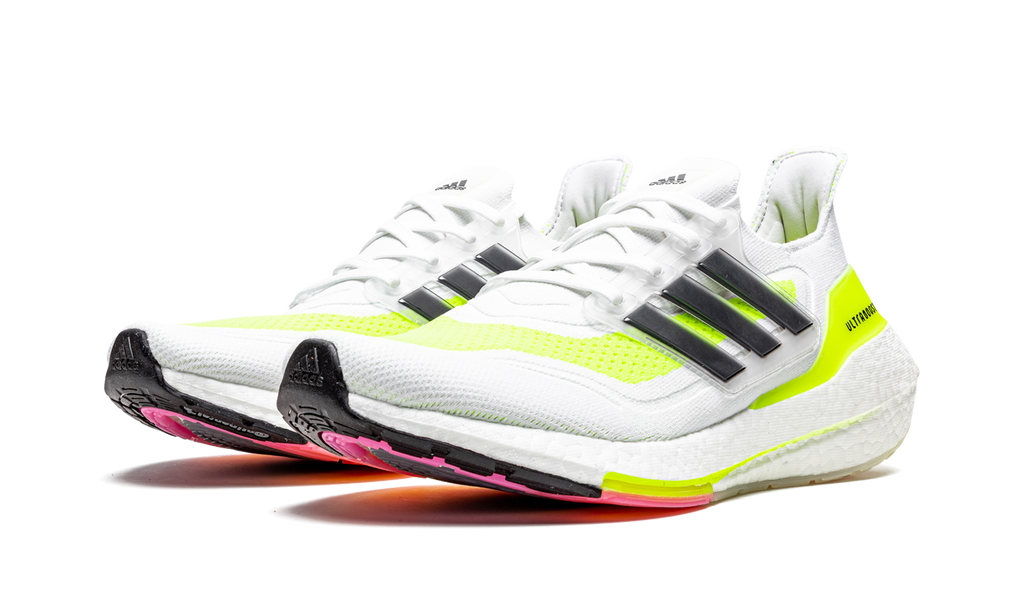 Adidas Ultraboost 21 Solar Yellow White 