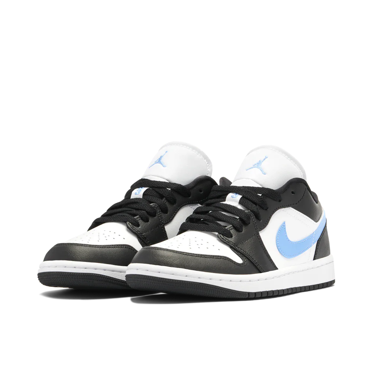 Jordan 1 Low Black University Blue White