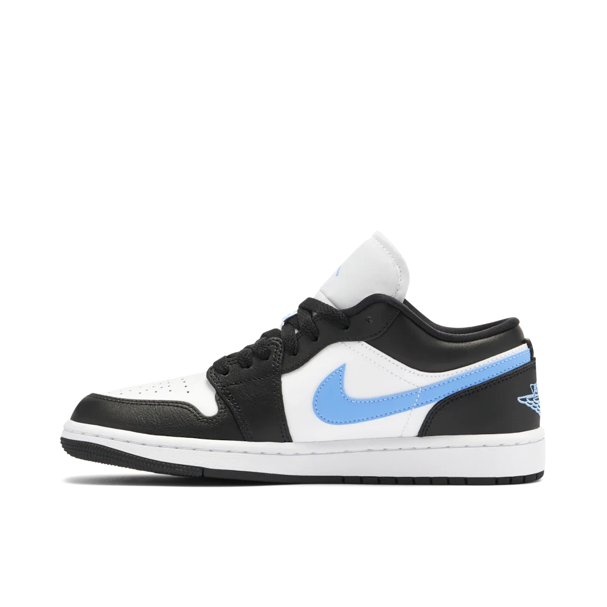 Jordan 1 Low Black University Blue White