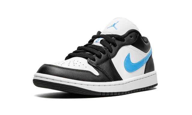 Jordan 1 Low Black University Blue White 
