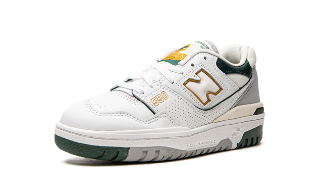 New Balance 550 White Nightwatch Verde