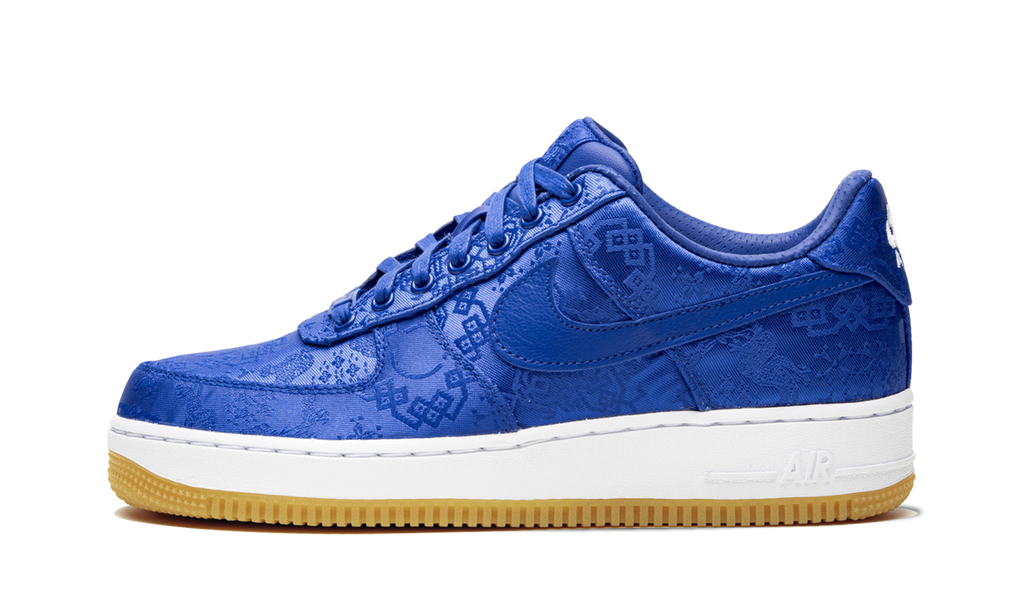 Blue Silk Nike Air Force 1 Clot