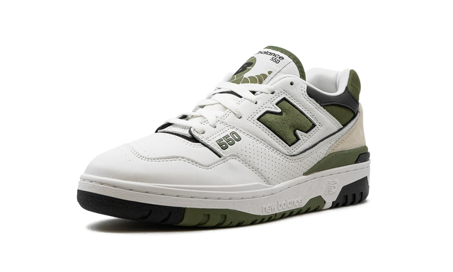 New Balance 550 White / Dark Olive