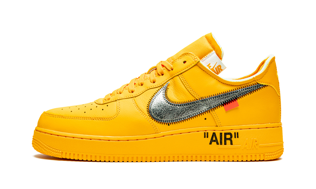 Nike Air Force 1 Low Off-White University Gold Metallic Silver