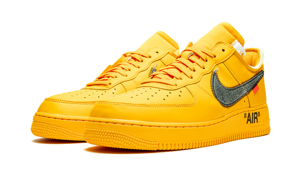 Nike Air Force 1 Low Off-White University Gold Metallic Silver
