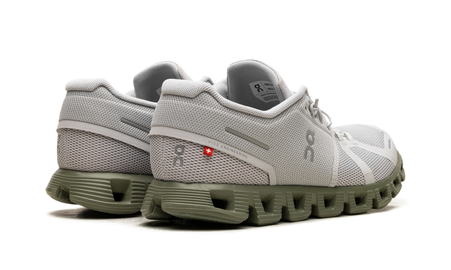 In Running Cloud 5 Glacier Gray Reseda Green