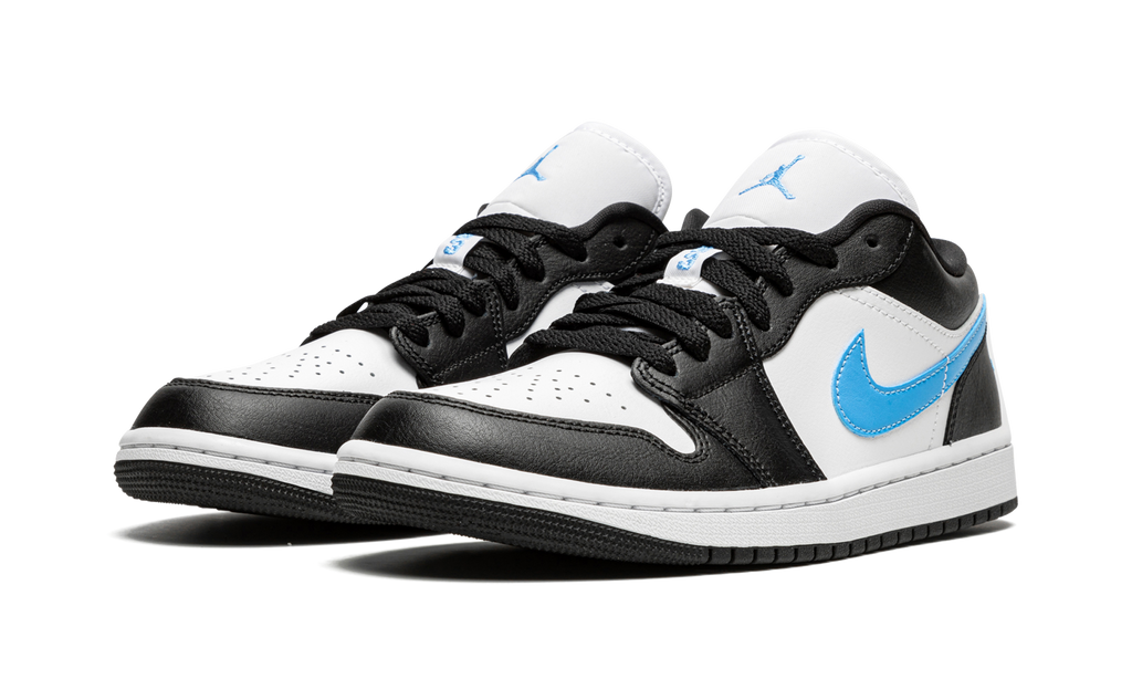 Jordan 1 Low Black University Blue White 