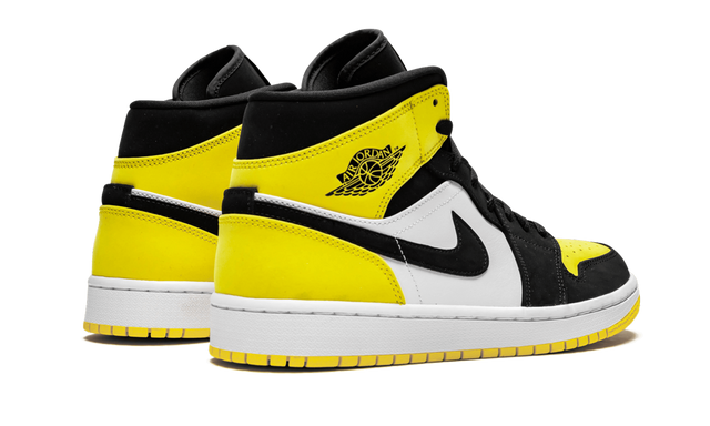 Jordan 1 Mid Yellow Toe Black 