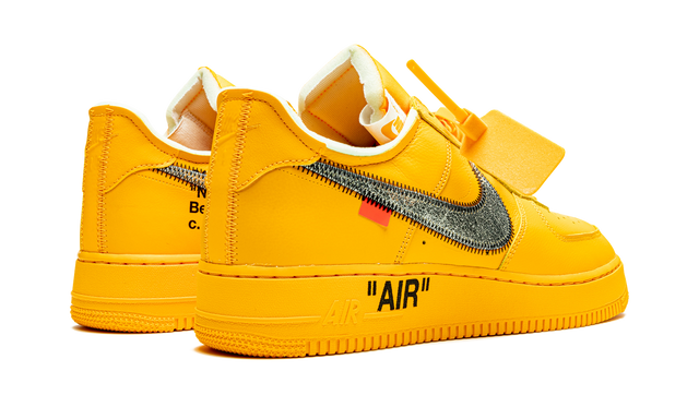 Nike Air Force 1 Low Off-White University Gold Metallic Silver
