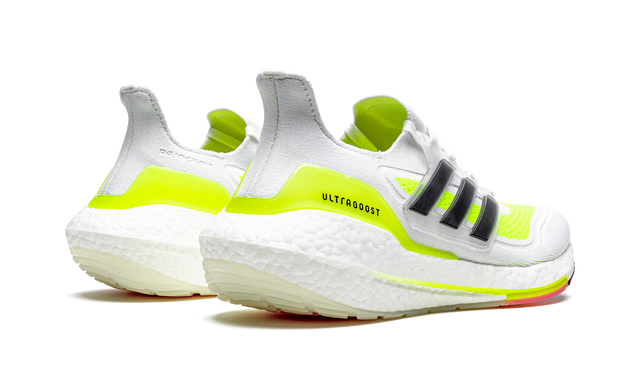 Adidas Ultraboost 21 Solar Yellow White 