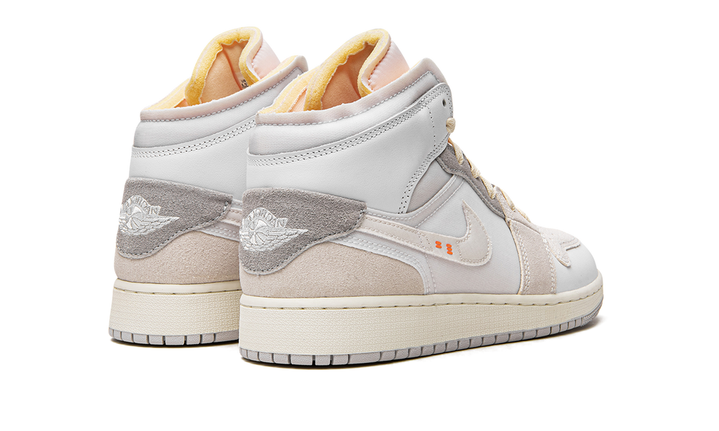 Jordan 1 Mid Craft Inside Out White Gray