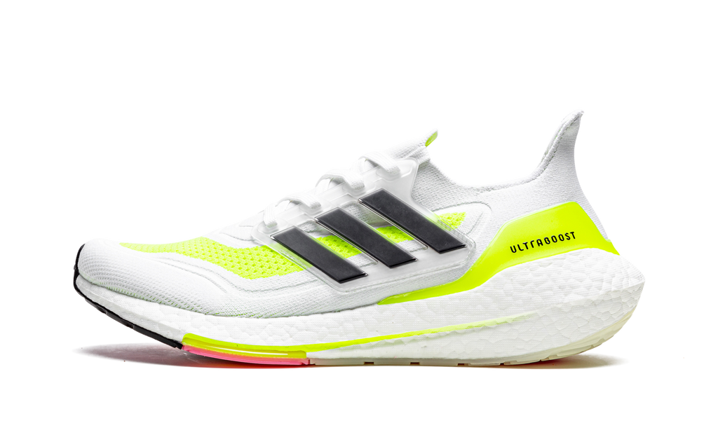 Adidas Ultraboost 21 Solar Yellow White 