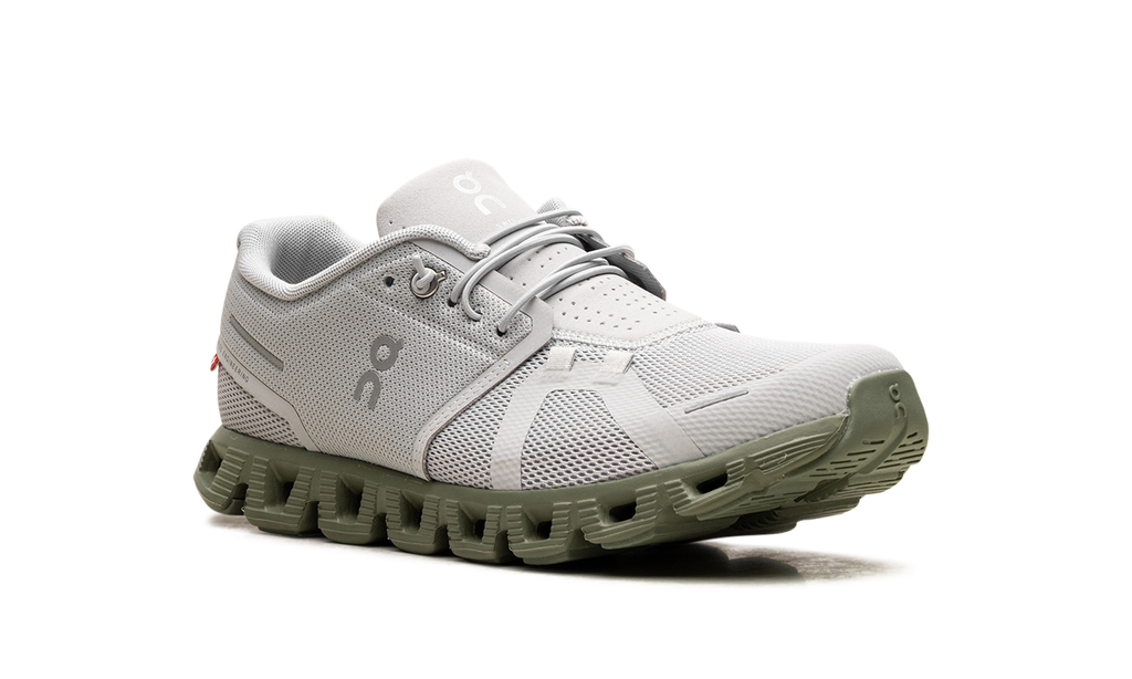 In Running Cloud 5 Glacier Gray Reseda Green