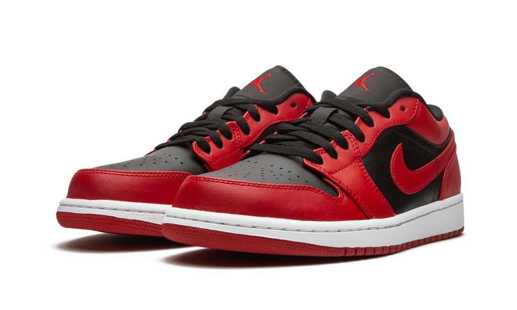Jordan 1 Low Bred Toe Red 